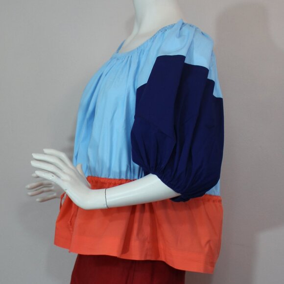 Staud Juliet Off Shoulder Top in Multicolor Cotton size Medium /Large - Picture 5 of 8